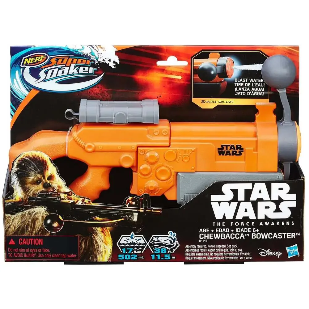 New Star Wars Episode VII Nerf Super Soaker Chewbacca Bowcaster ~ FREE SHIPPING!